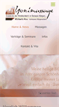 Mobile Screenshot of achtsame-yonimassage.de